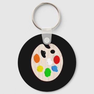 Porte-clés Peintre Artiste Peinture Palette Halloween Costume