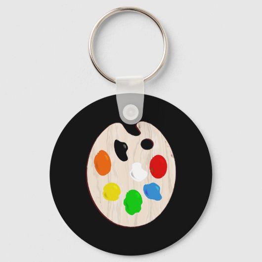 Porte-clés Peintre Artiste Peinture Palette Halloween Costume (Recto)