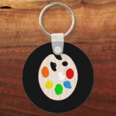 Porte-clés Peintre Artiste Peinture Palette Halloween Costume (Recto)