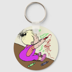 Porte-clés Peintre de la maison de remplacement