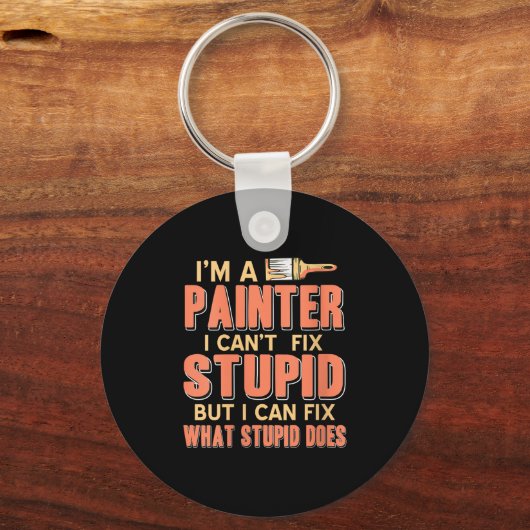 Porte-clés Peintre Femme Fixe Ce Que Les Autres Maîtrisent Av (Recto)