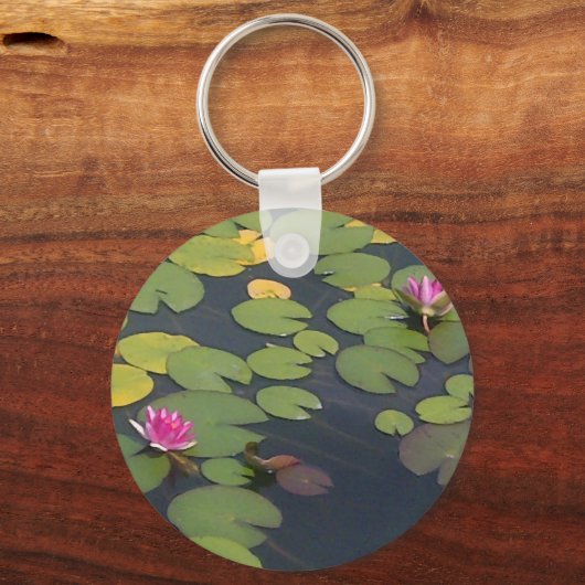 Porte-clés Peinture à l'étang à l'eau (Recto)