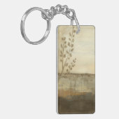 Porte-clés Peinture à l'huile de paysage moderne Sunset (Devant gauche)