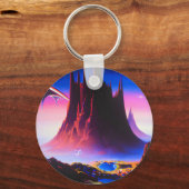 Porte-clés Peinture à l'huile Dream World (Recto)