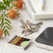 Porte-clés Peinture à panneaux de style loft contemporain (Côté)