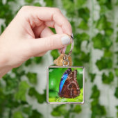 Porte-clés Peinture à papillon (main)