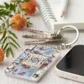 Porte-clés Peinture Abstraite de défilement (Devant droit)