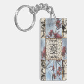 Porte-clés Peinture Abstraite de défilement (Devant gauche)