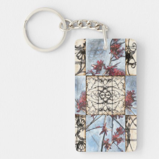 Porte-clés Peinture Abstraite de défilement (Devant)