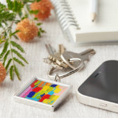 Porte-clés Peinture Abstraite fantastique par Kris Taylor (Côté)