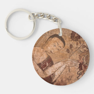 Porte-clés Peinture bouddhiste ancienne