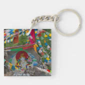 Porte-clés Peinture bouddhiste sur rochers (Dos)