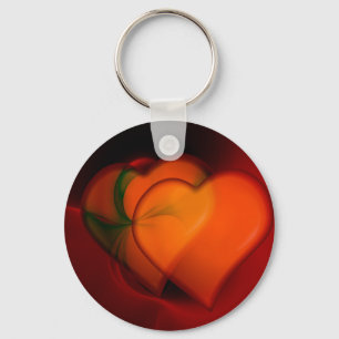 Porte-clés Peinture cardiaque
