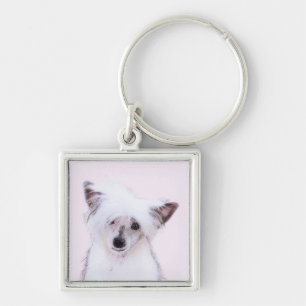 Porte-clés Peinture chinoise en poudre - Art Chien