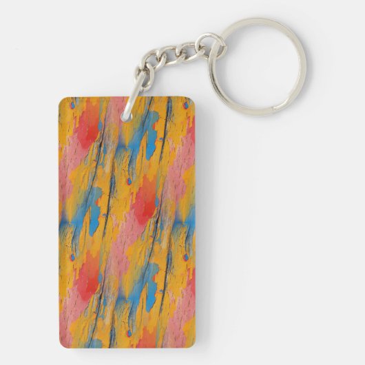 Porte-clés Peinture colorée (Dos)
