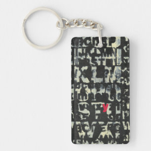 Porte-clés Peinture d'alphabet par le Normand Wyatt