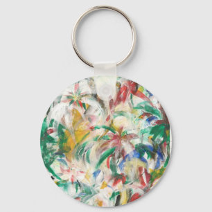 Porte-clés Peinture de doigt colorée