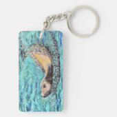 Porte-clés Peinture de lion de mer (Dos)