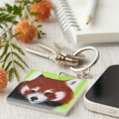 Porte-clés Peinture de panda rouge (Devant Droit)