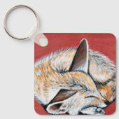 Porte-clés Peinture Fennec Fox (Recto)