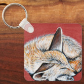 Porte-clés Peinture Fennec Fox (Recto)