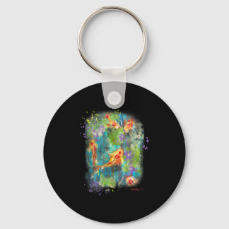 Porte-clés Peinture|Koi Poisson Peinture Zen Japonais Perdu