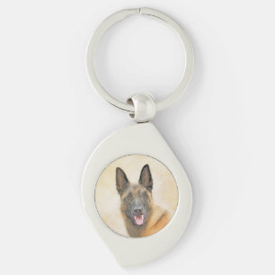 Porte-clés Peinture Malinoise belge - Cute Original Chien Art