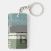 Porte-clés Peinture moderne avec lettres assorties (Dos)