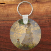 Porte-clés Peinture Monet Parapluie (Recto)