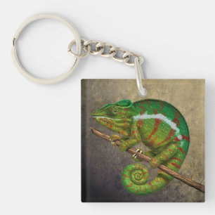 Porte-clés Peinture numérique Panther Chameleon