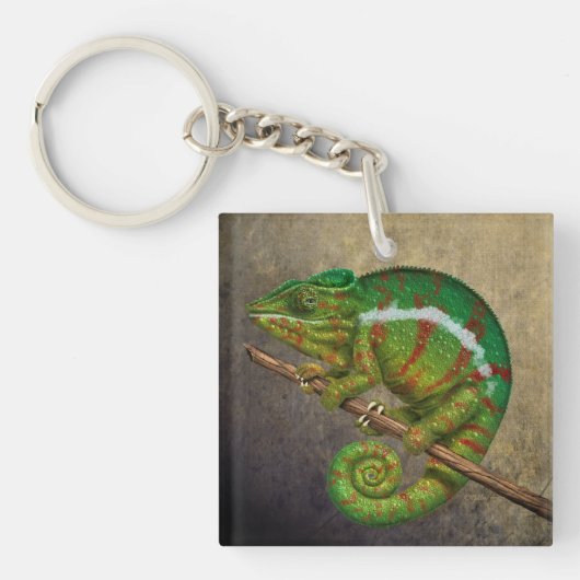 Porte-clés Peinture numérique Panther Chameleon (Devant)