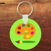 Porte-clés Peinture Palette (Recto)