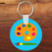 Porte-clés Peinture Palette (Recto)