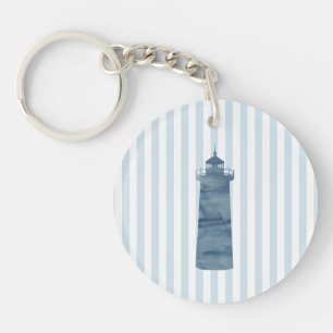 Porte-clés Peinture phare Bande nautique
