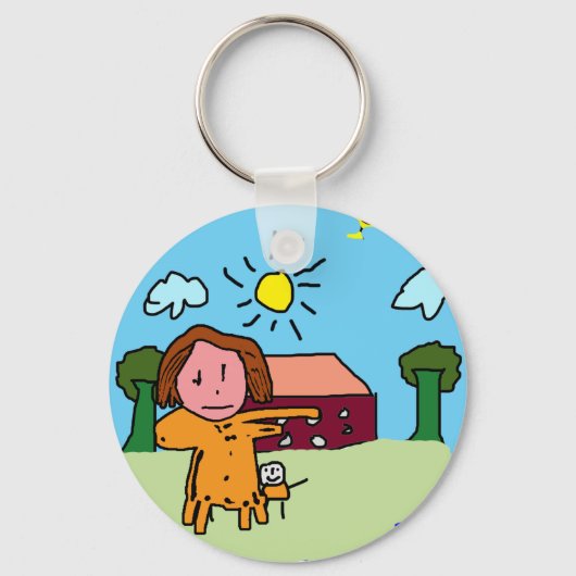 Porte-clés Peinture pour enfants (Recto)