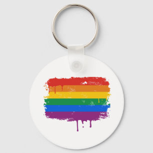 Porte-clés Peinture Rainbow