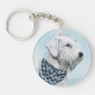 Porte-clés Peinture Sealyham Terrier - Cute Original Chien Ar