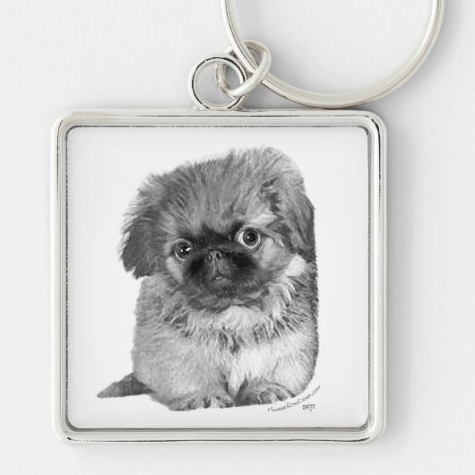 Porte-clés Pekingese Puppy (Devant)