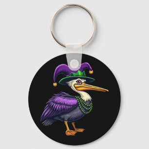 Porte-clés Pelican Mardi Gras - Carnival Fun pour Amoureux de