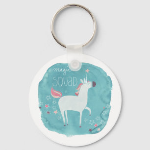 Porte-clés Peloton magique de licorne