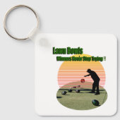 Porte-clés Pelouse Bowls Les Gagnants Design, Clavier (Recto)