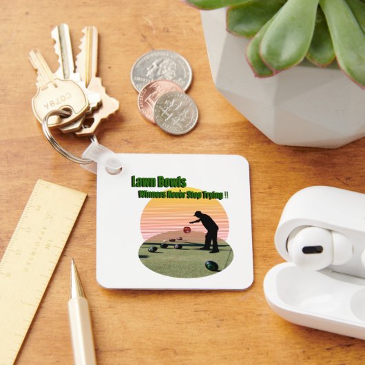 Porte-clés Pelouse Bowls Les Gagnants Design, Clavier (Bureau)