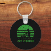 Porte-clés Pelouse Mower Pelouse Whisperer Gardener Cadeau (Recto)