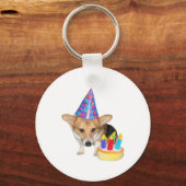 PORTE-CLÉS PEMBROKE WELSH CORGI-ANNIVERSAIRE (Recto)