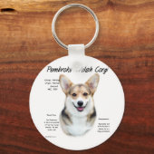 Porte-clés Pembroke Welsh Corgi Conception de l'histoire (Recto)