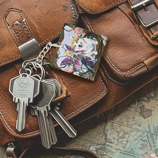 Porte-clés Pembroke Welsh Corgi Fairy Imaginaire