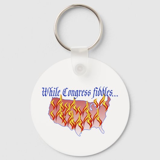 Porte-clés Pendant que le Congrès se débrouille... (Recto)