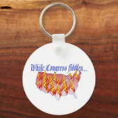 Porte-clés Pendant que le Congrès se débrouille... (Recto)