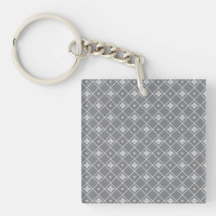 Porte-clés Pendentif croix géométrique