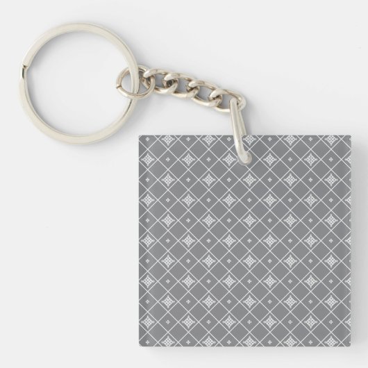 Porte-clés Pendentif croix géométrique (Devant)